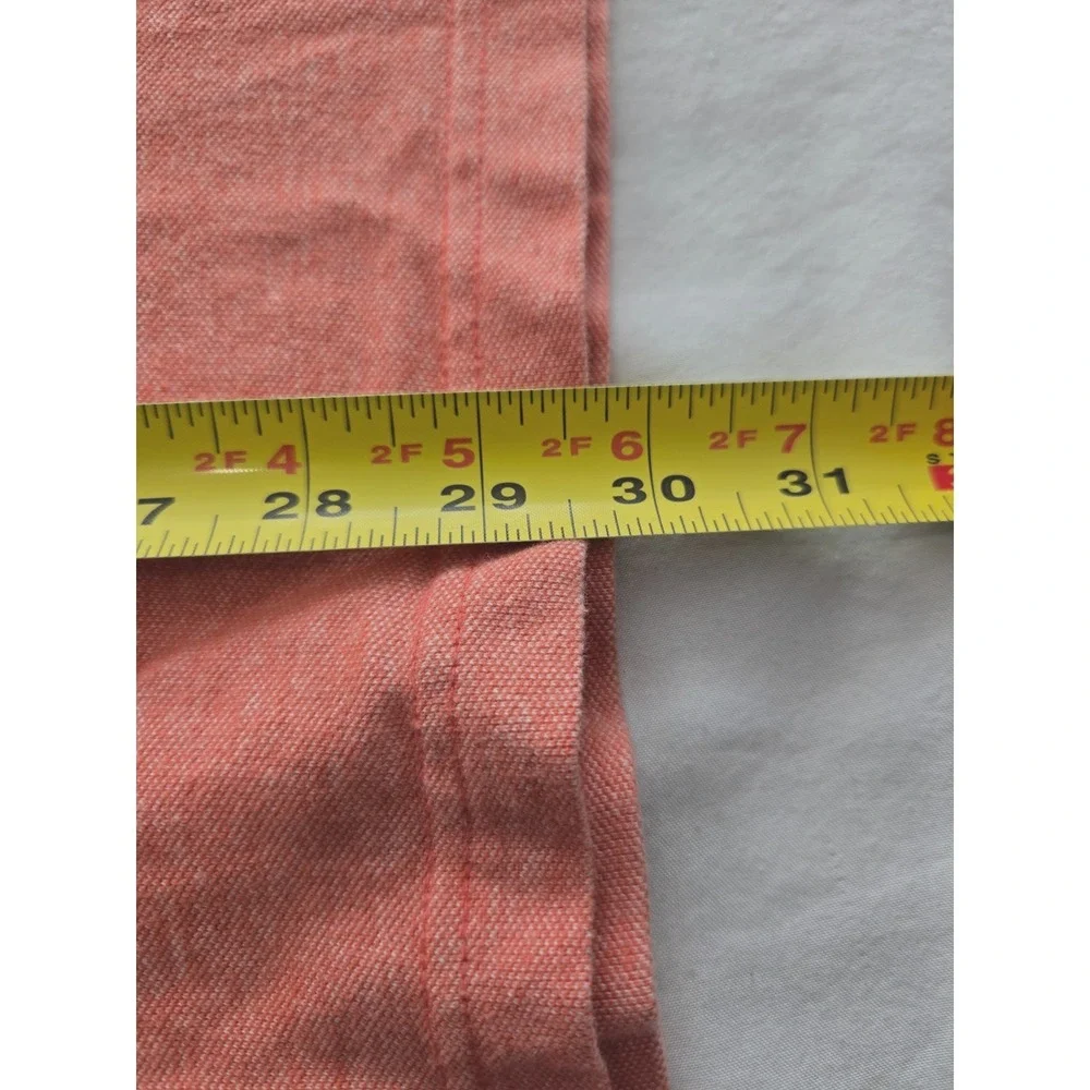 Banana Republic Salmon Coral Polo Shirt Mens XL Pique Cotton Preppy Golf Classic
